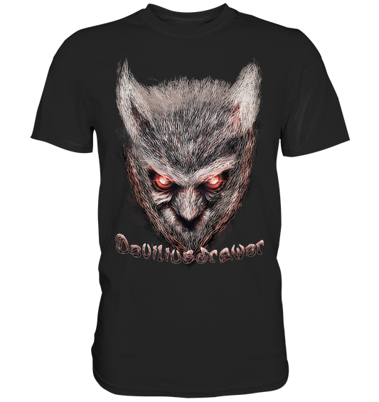 Couple Wear Red Eyed Owl - Classic and Ladys Premium T-Shirt