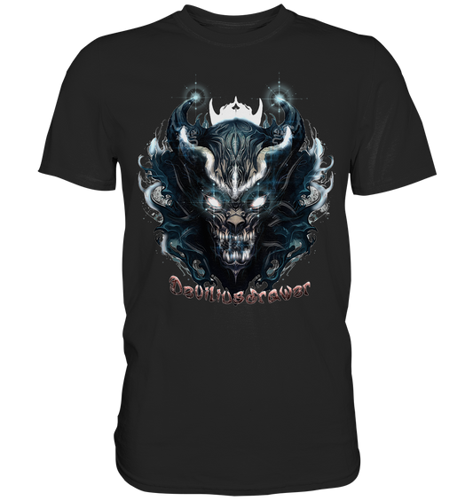 Couple Wear Demonic Star - Classic and Ladys Premium T-Shirt
