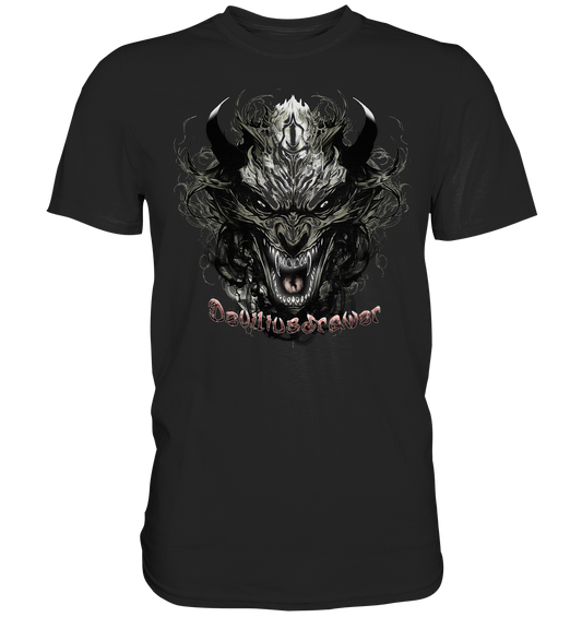 Couple Wear Devil Vampire - Classic and Ladys Premium T-Shirt