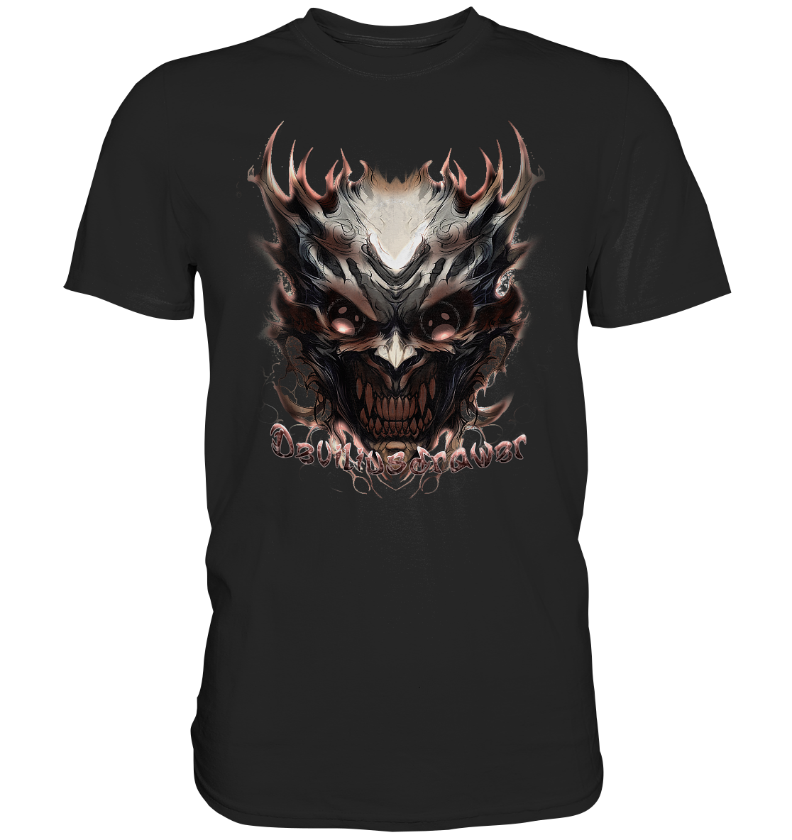 Couple Wear Blood Demon - Classic and Ladys Premium T-Shirt