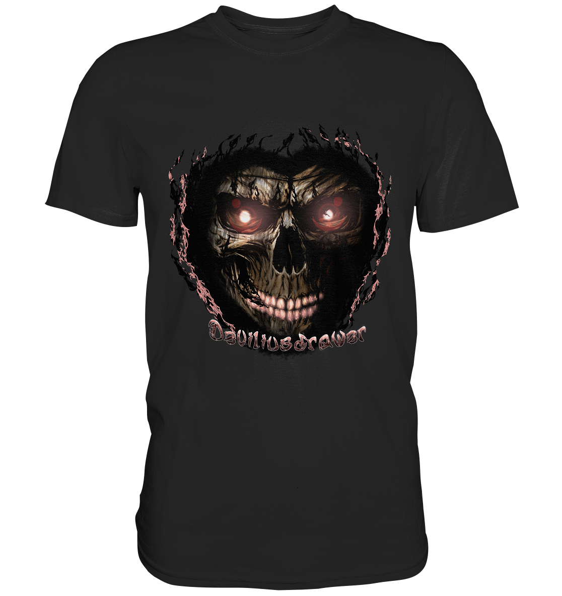 Couple Wear Glow Skeleton - Classic and Ladys Premium T-Shirt
