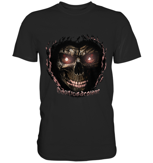 Couple Wear Glow Skeleton - Classic and Ladys Premium T-Shirt