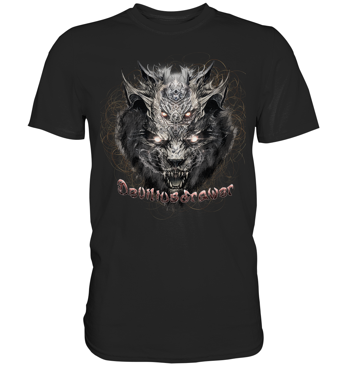Couple Wear Magical Beast Cat - Classic and Ladys Premium T-Shirt