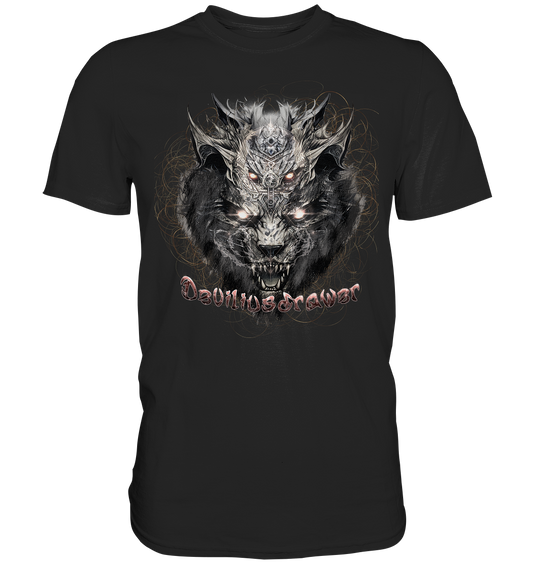 Couple Wear Magical Beast Cat - Classic and Ladys Premium T-Shirt
