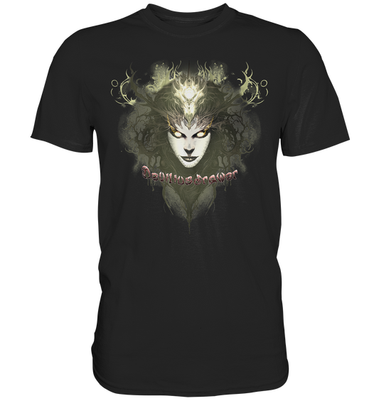 Couple Wear Golden Demonica - Classic and Ladys Premium T-Shirt