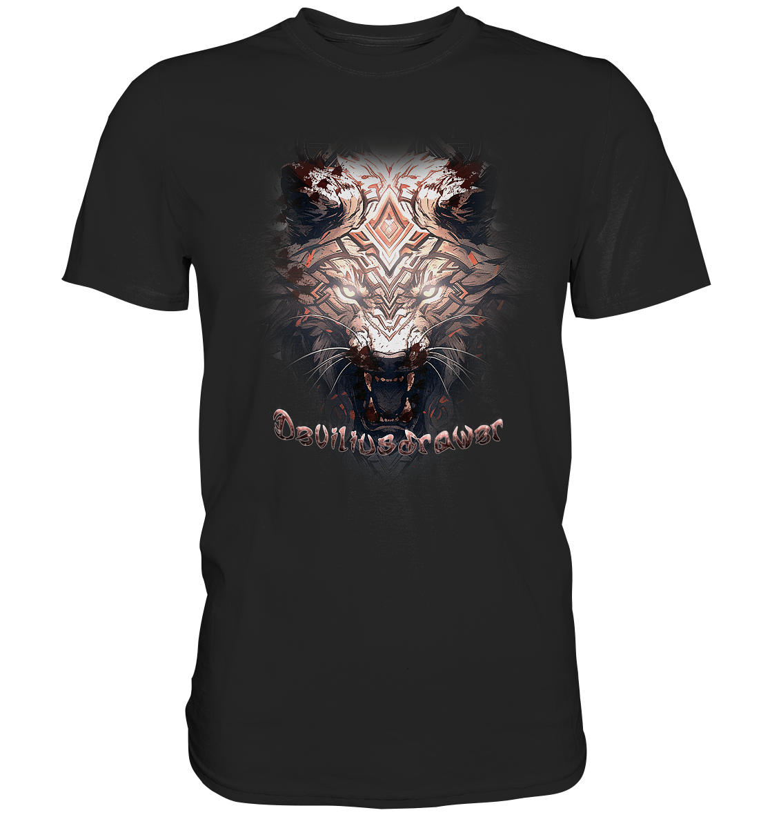 Deviliusdrawer Gold Metal Tiger - Classic Shirt