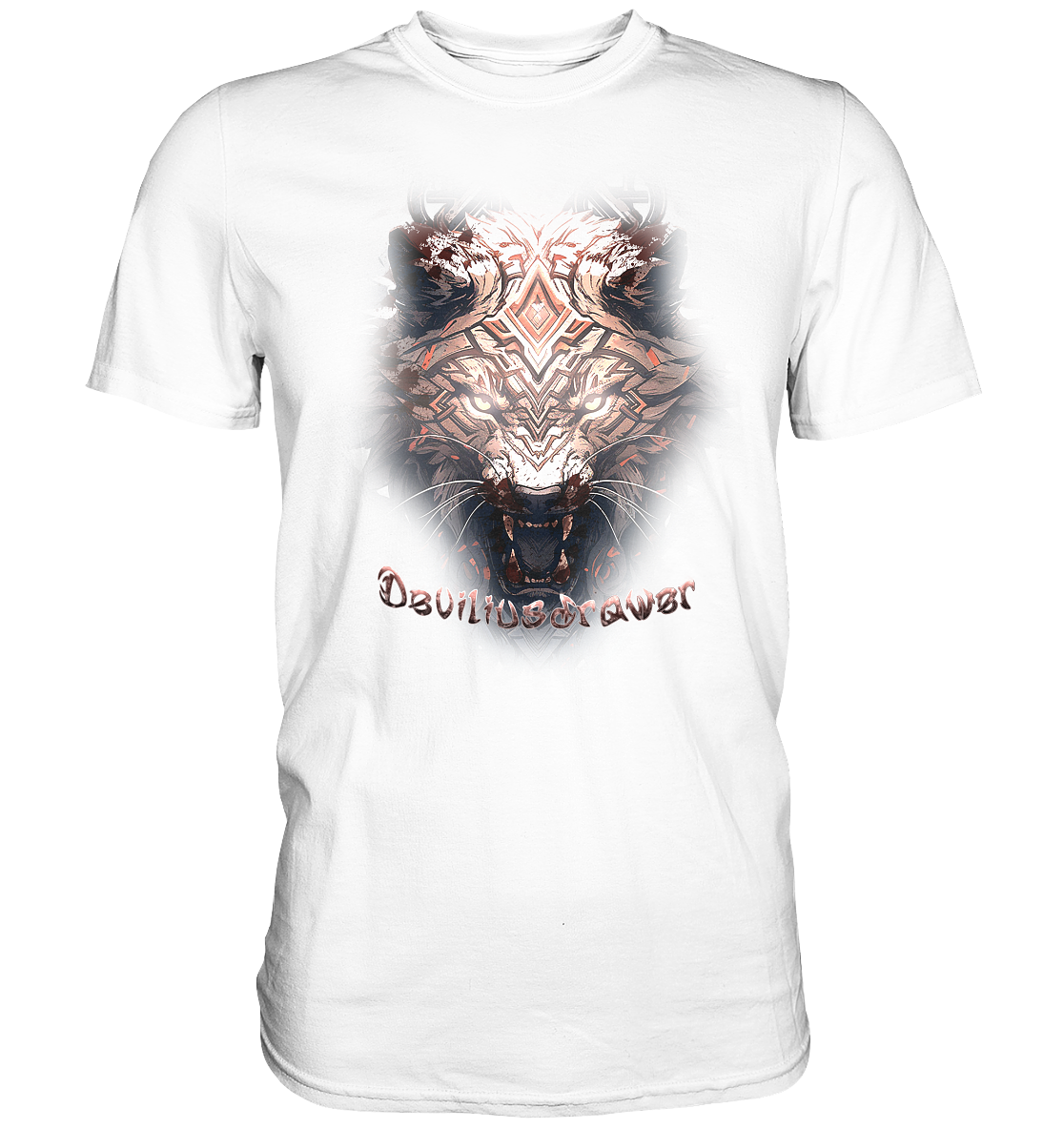 Deviliusdrawer Gold Metal Tiger - Classic Shirt