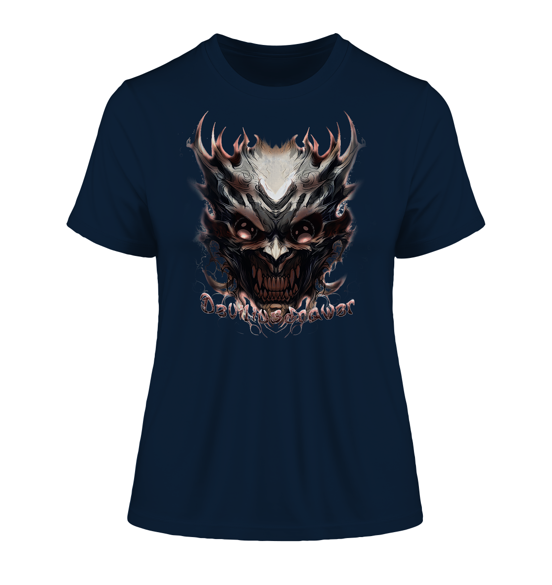 Deviliusdrawer Blood Demon - Fitted Ladies Organic Shirt