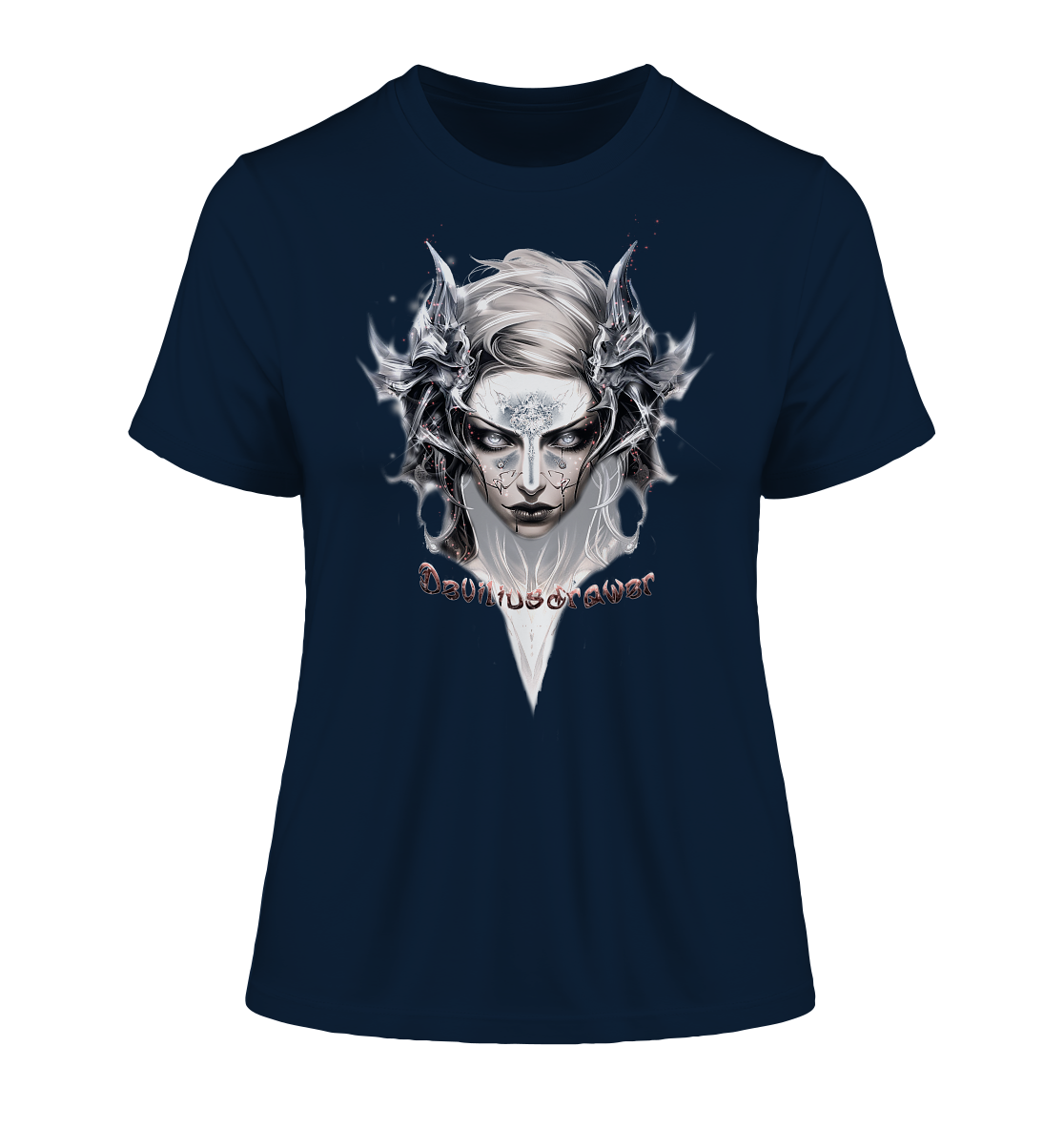 Deviliusdrawer Iron Elf - Fitted Ladies Organic Shirt