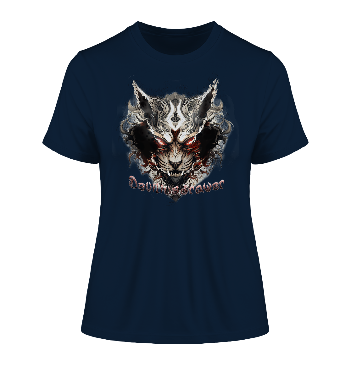 Deviliusdrawer Wild Hotcat  - Fitted Ladies Organic Shirt