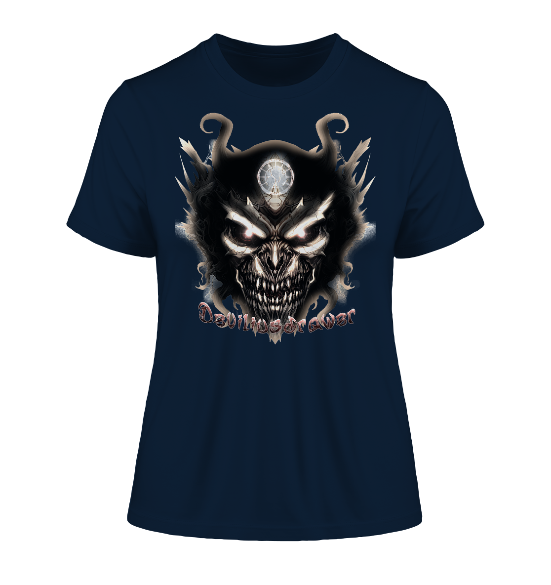 Deviliusdrawer Dark Devil - Fitted Ladies Organic Shirt