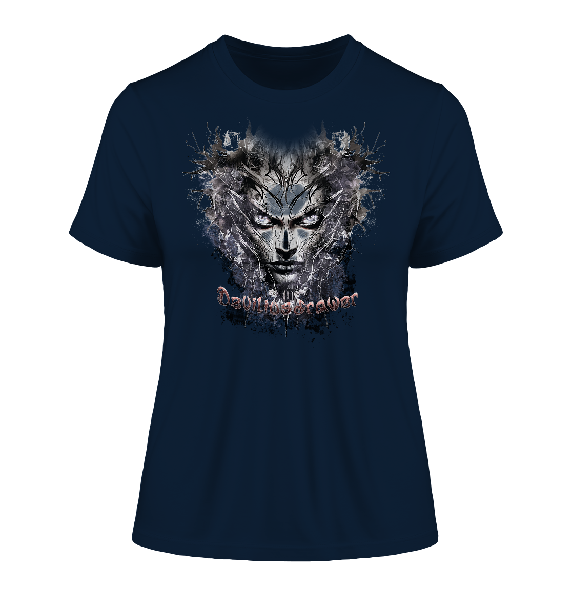 Deviliusdrawer Nature Druid - Fitted Ladies Organic Shirt