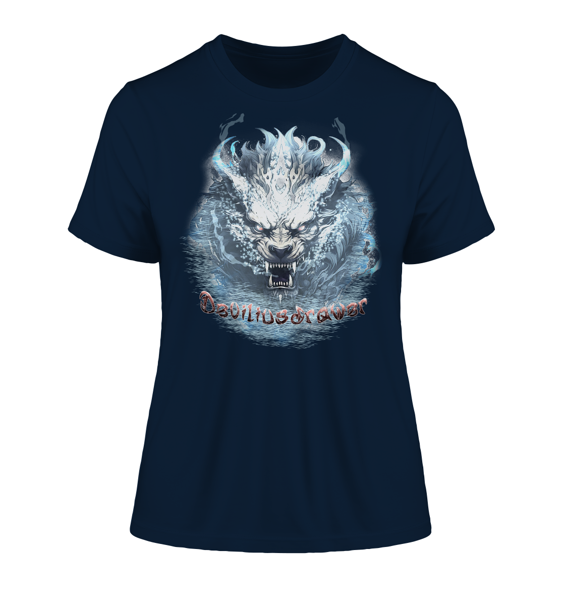 Deviliusdrawer Water Tiger - Fitted Ladies Organic Shirt