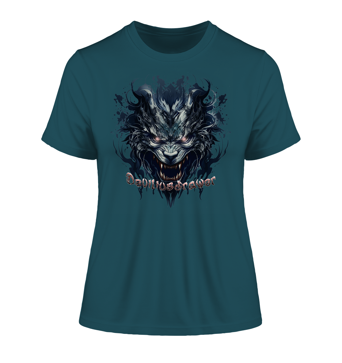 Deviliusdrawer Cruel Wolf - Fitted Ladies Organic Shirt