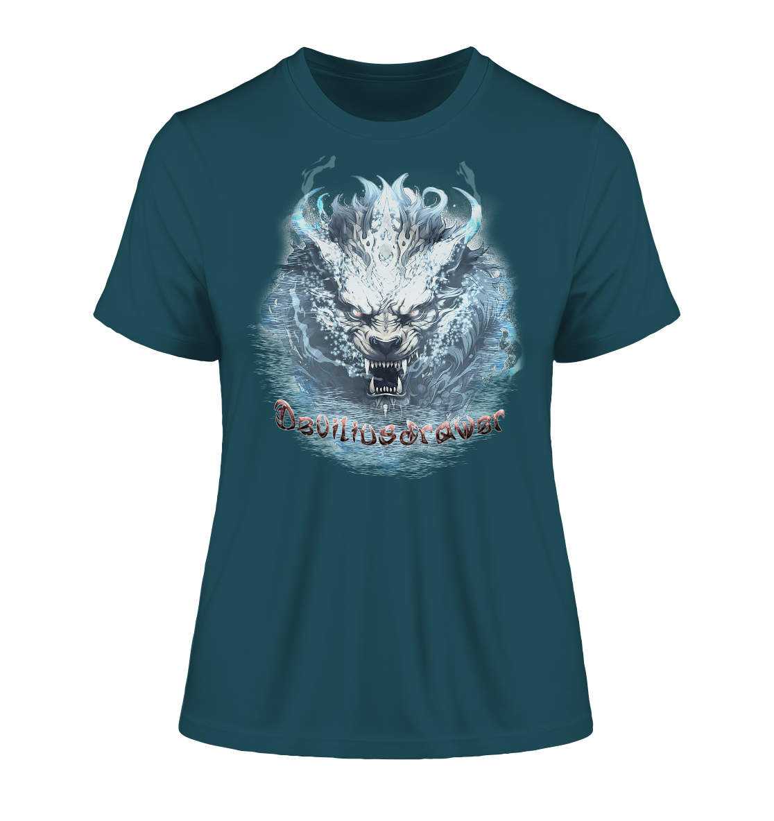 Deviliusdrawer Water Tiger - Fitted Ladies Organic Shirt