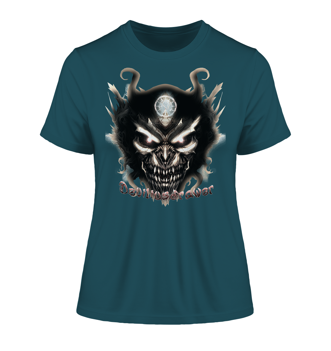 Deviliusdrawer Dark Devil - Fitted Ladies Organic Shirt