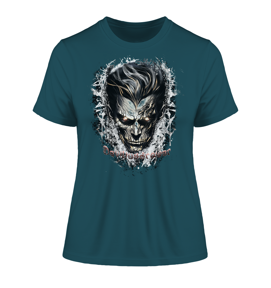 Deviliusdrawer Mechanic Men - Fitted Ladies Organic Shirt