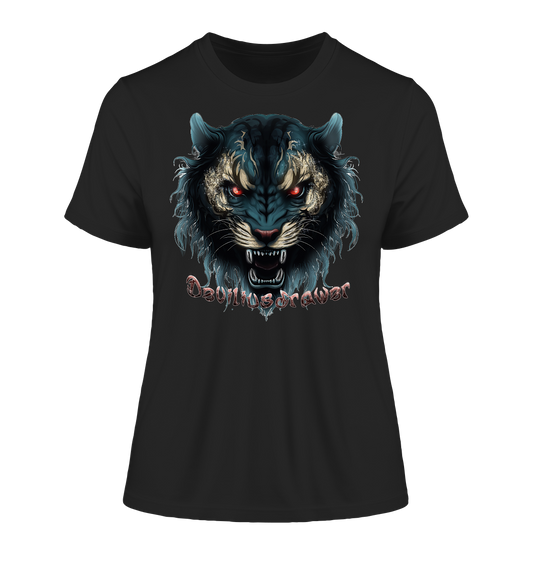 Deviliusdrawer Tigercat - Fitted Ladies Organic Shirt
