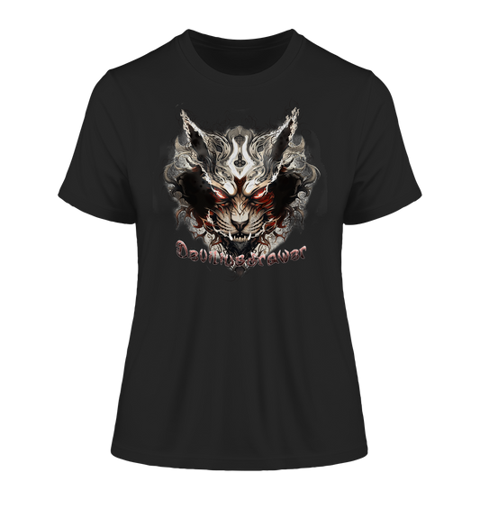 Deviliusdrawer Wild Hotcat  - Fitted Ladies Organic Shirt