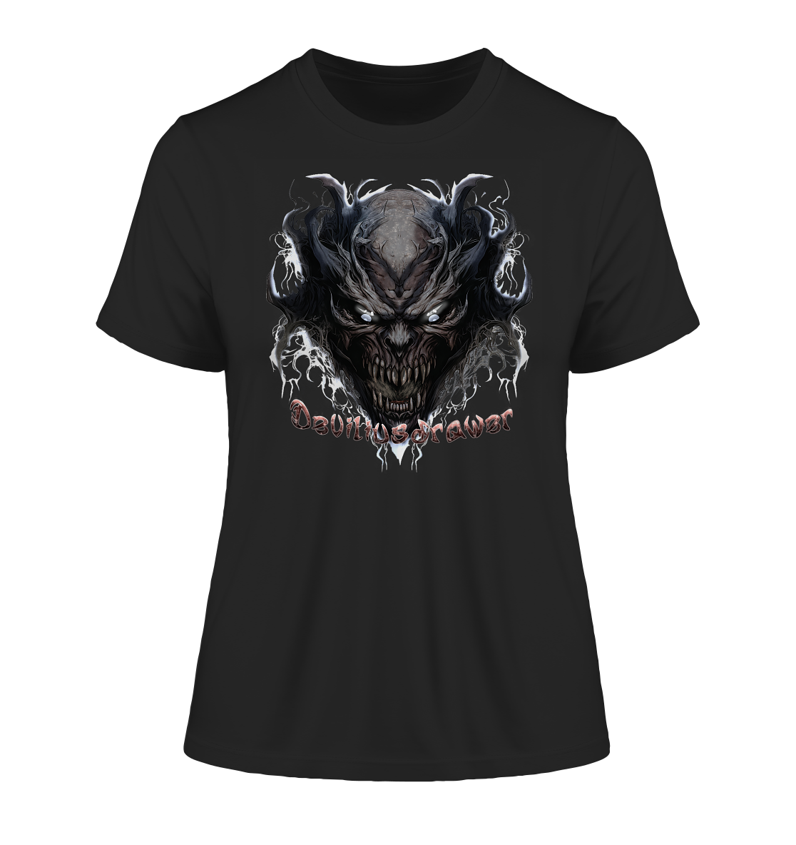 Deviliusdrawer Ice Demon - Fitted Ladies Organic Shirt