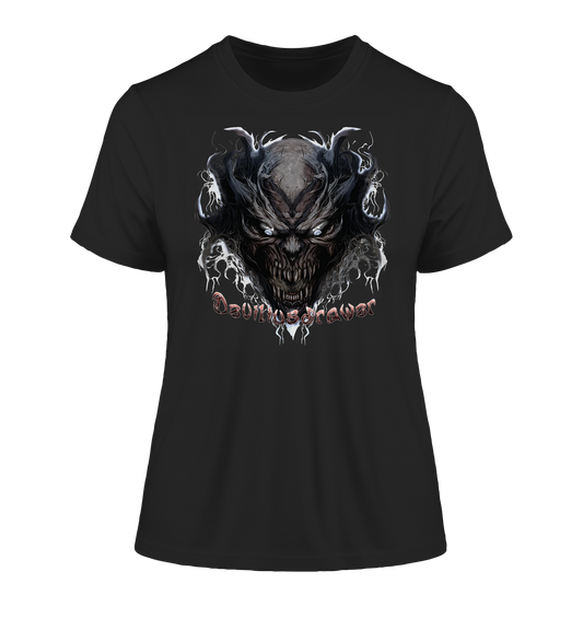 Deviliusdrawer Ice Demon - Fitted Ladies Organic Shirt