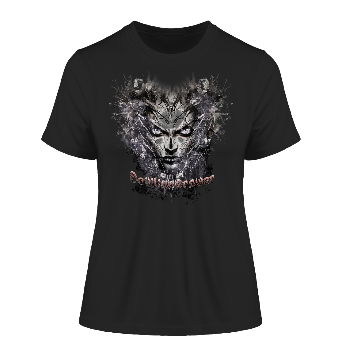 Deviliusdrawer Nature Druid - Fitted Ladies Organic Shirt