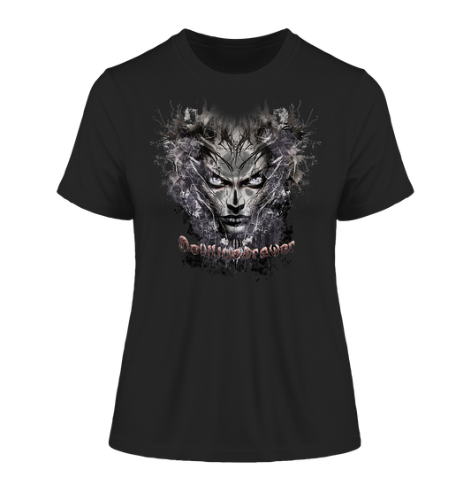 Deviliusdrawer Nature Druid - Fitted Ladies Organic Shirt