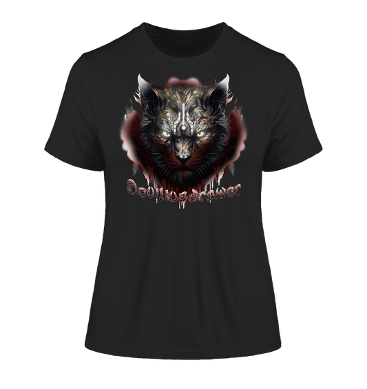 Deviliusdrawer Angry Badass - Fitted Ladies Organic Shirt