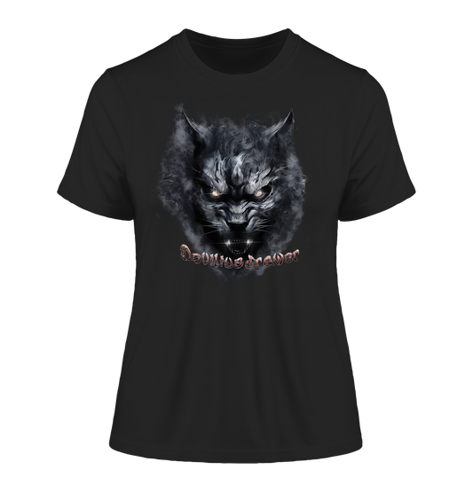 Deviliusdrawer Dark Beast Tiger  - Fitted Ladies Organic Shirt