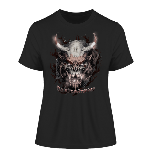 Deviliusdrawer Beast Demon - Fitted Ladies Organic Shirt