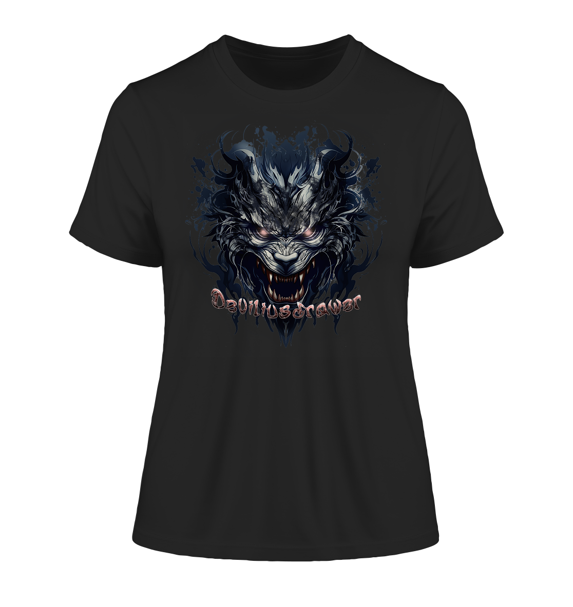Deviliusdrawer Cruel Wolf - Fitted Ladies Organic Shirt
