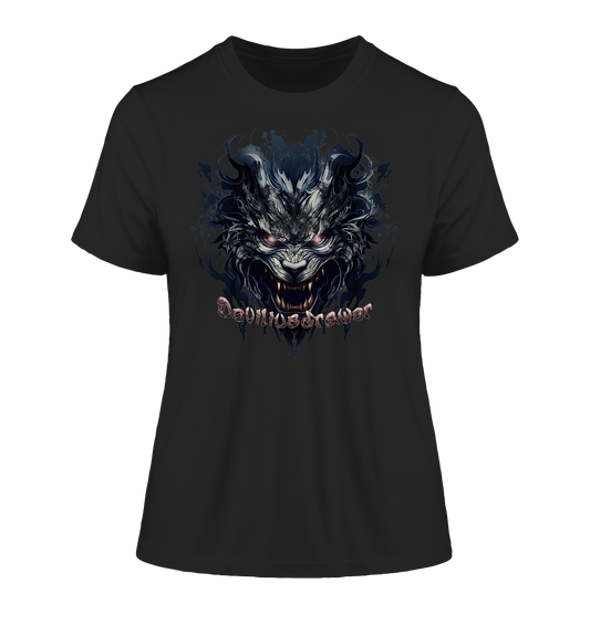 Deviliusdrawer Cruel Wolf - Fitted Ladies Organic Shirt