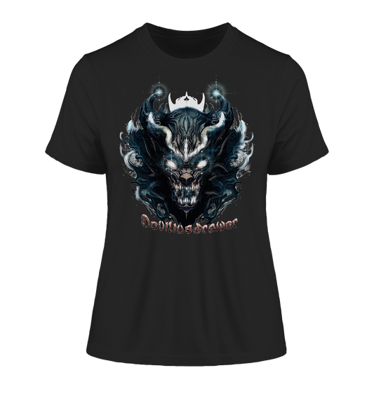 Deviliusdrawer Demonic Star - Fitted Ladies Organic Shirt