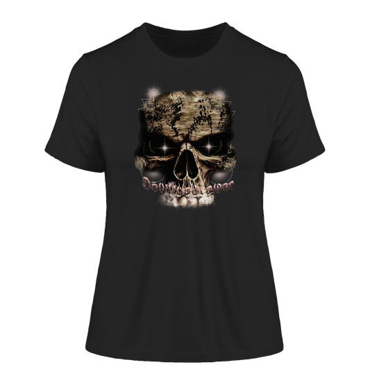 Deviliusdrawer Skeleton Eye - Fitted Ladies Organic Shirt