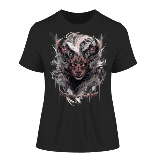 Deviliusdrawer Demonic Elf - Fitted Ladies Organic Shirt