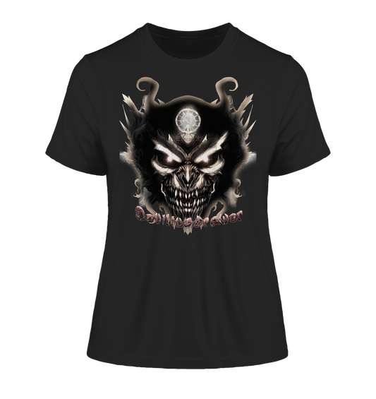 Deviliusdrawer Dark Devil - Fitted Ladies Organic Shirt