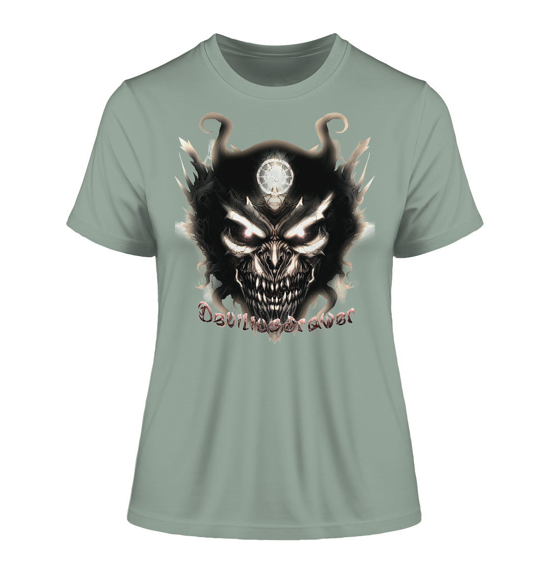 Deviliusdrawer Dark Devil - Fitted Ladies Organic Shirt