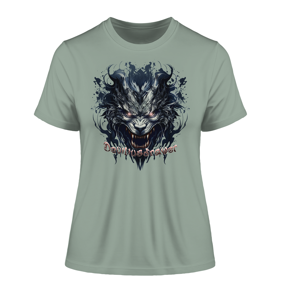 Deviliusdrawer Cruel Wolf - Fitted Ladies Organic Shirt