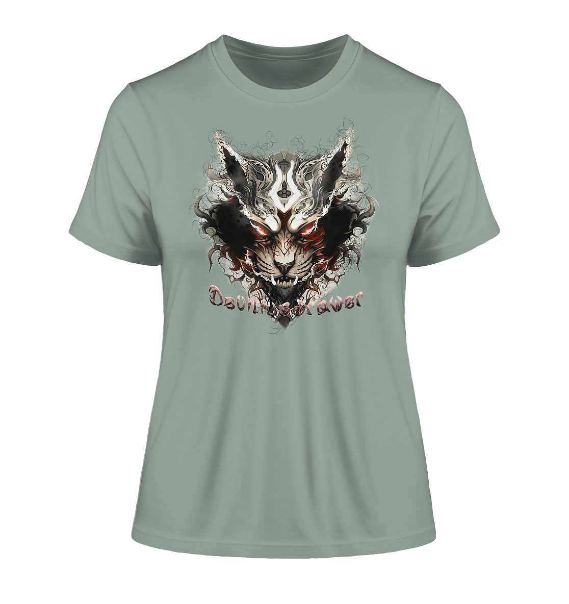 Deviliusdrawer Wild Hotcat  - Fitted Ladies Organic Shirt