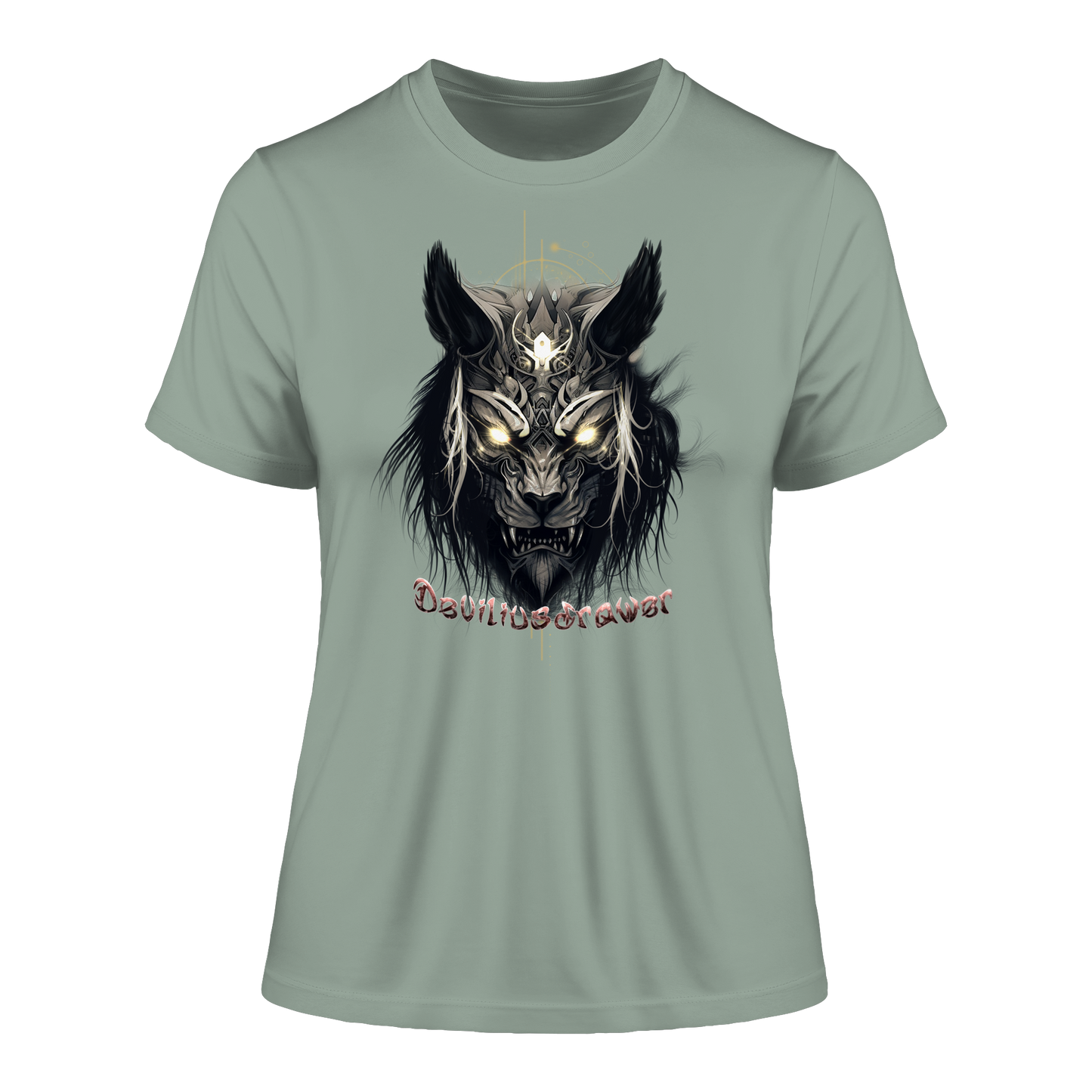 Deviliusdrawer Wolftiger - Fitted Ladies Organic Shirt