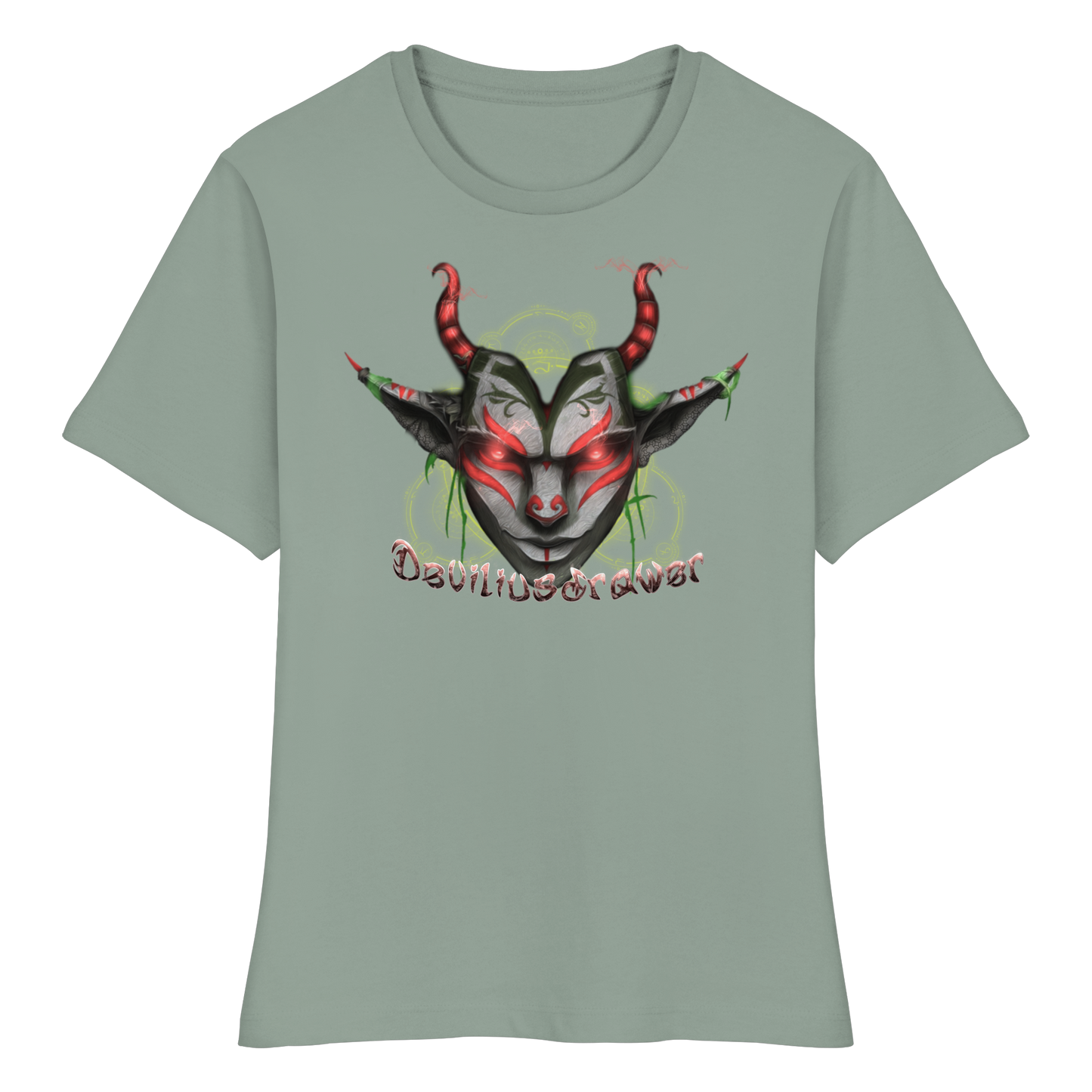 Deviliusdrawer Dark Elf - Fitted Ladies Organic Shirt