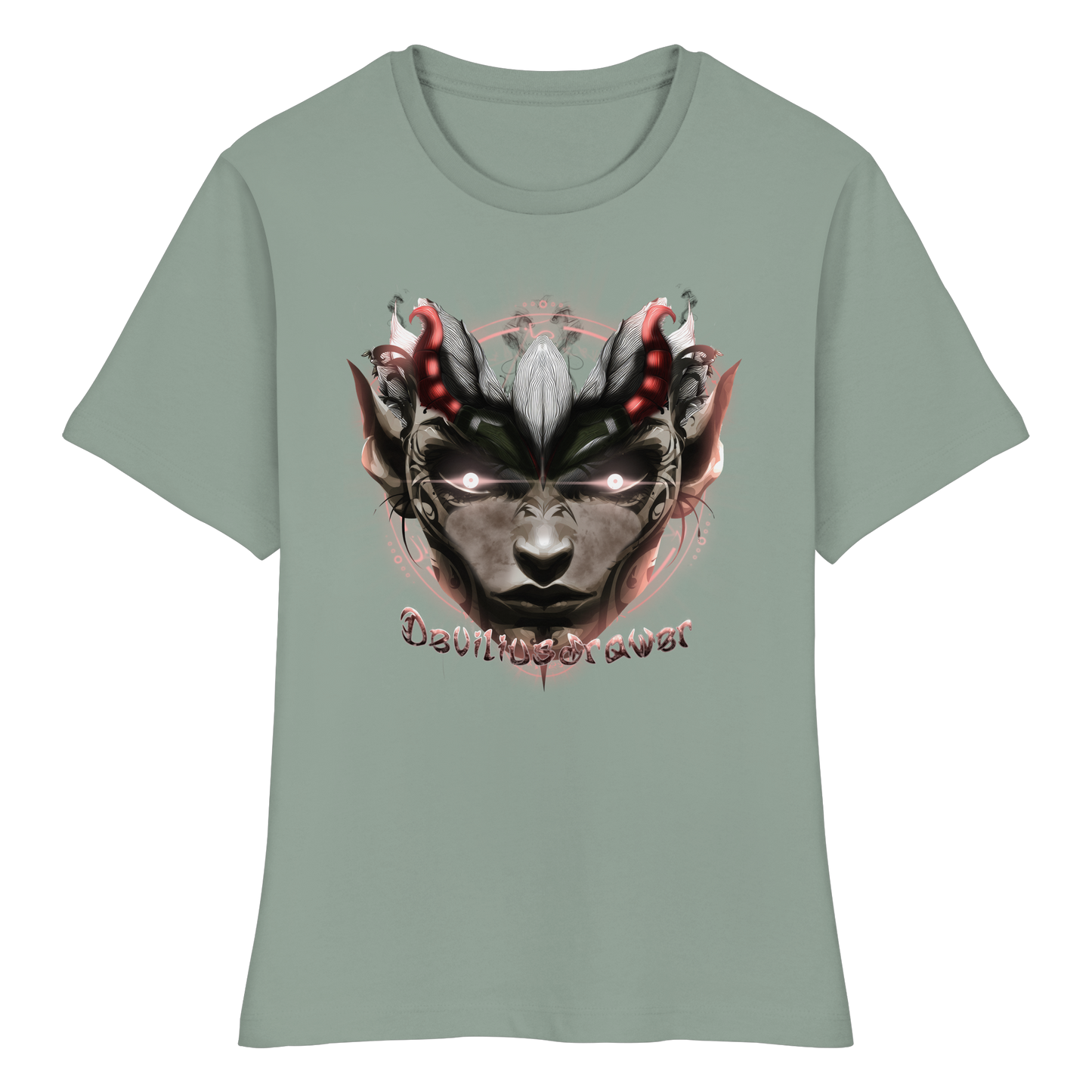 Deviliusdrawer Devils Elf - Fitted Ladies Organic Shirt