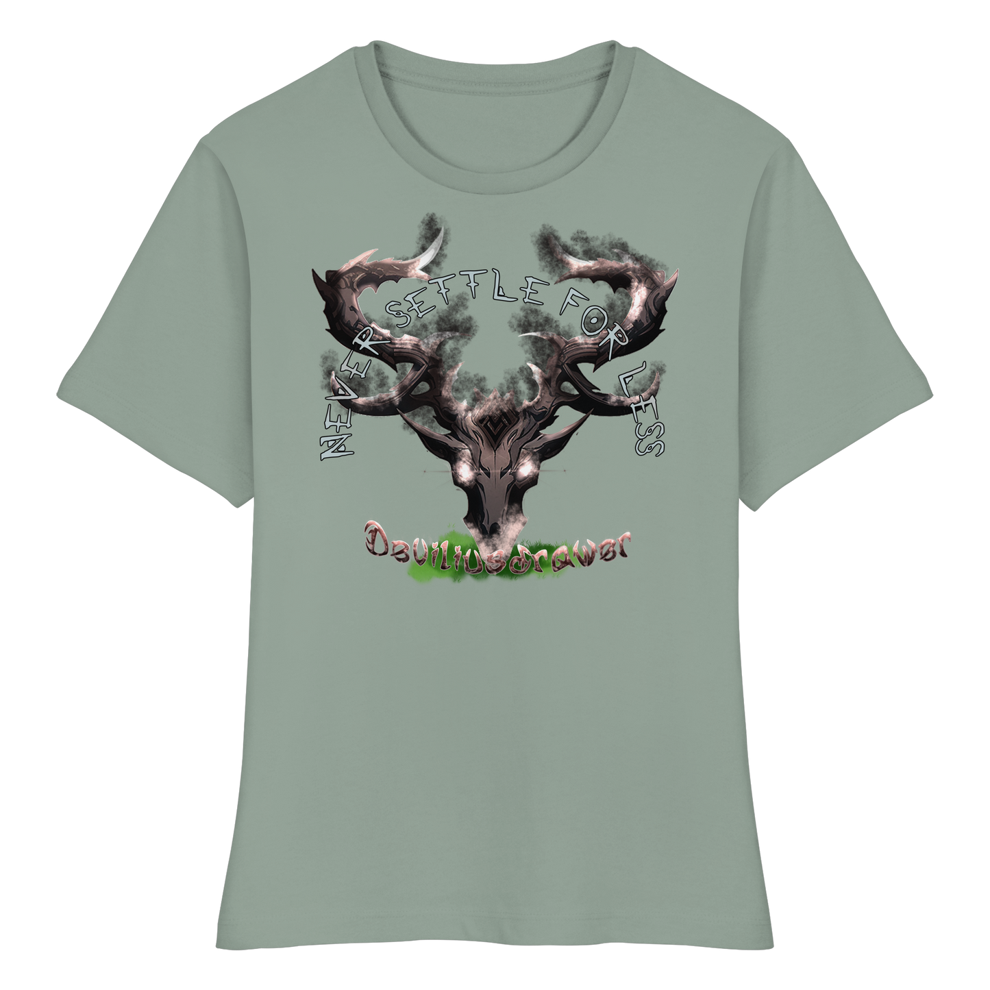 Deviliusdrawer Cruel Deer - Fitted Ladies Organic Shirt