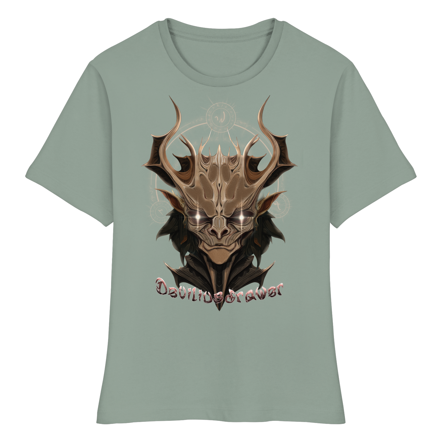 Deviliusdrawer Dark Magician Elf - Fitted Ladies Organic Shirt