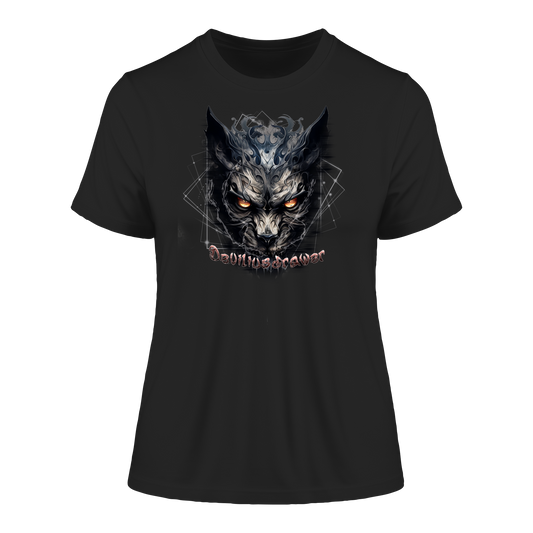 Deviliusdrawer Dark Wearwolf - Fitted Ladies Organic Shirt
