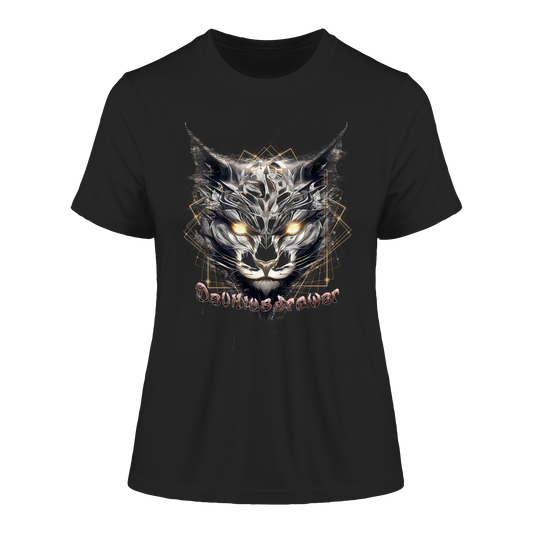 Deviliusdrawer Magician Cat - Fitted Ladies Organic Shirt