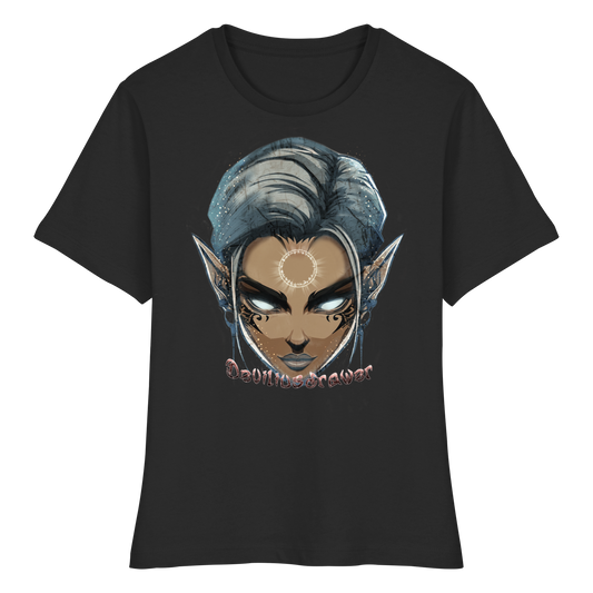 Deviliusdrawer Magician Elf - Fitted Ladies Organic Shirt