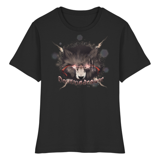 Deviliusdrawer Sparking Wolf - Fitted Ladies Organic Shirt