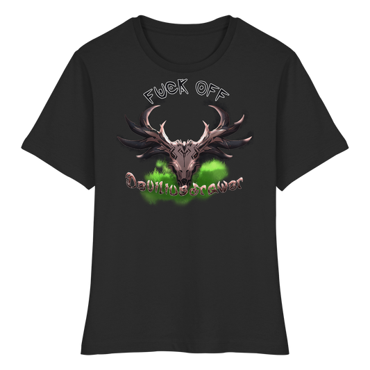 Deviliusdrawer Bad Deer - Fitted Ladies Organic Shirt