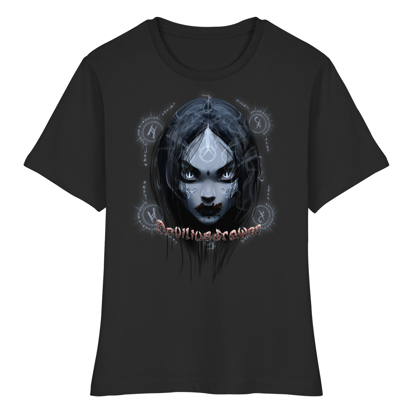 Deviliusdrawer Vampiric Elf - Fitted Ladies Organic Shirt